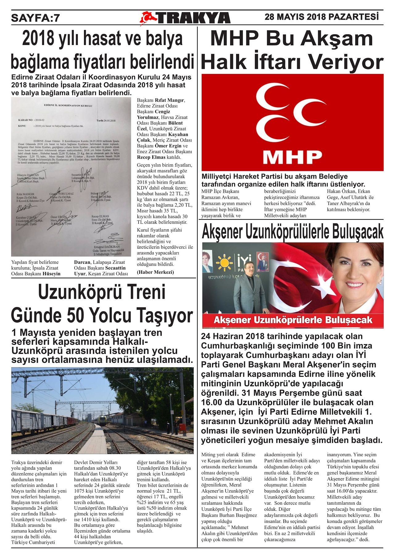 28 Mayıs 2018