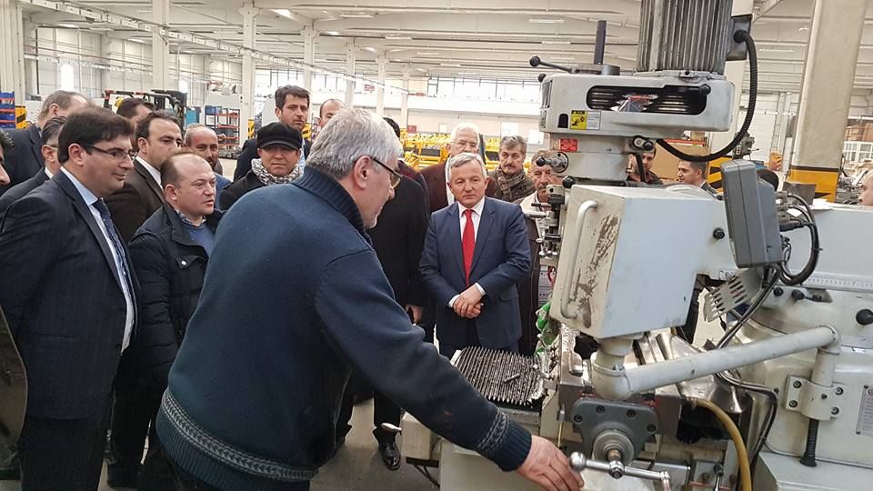 Malkara Organize Sanayi Bölgesinde İncelemelerde Bulundular..