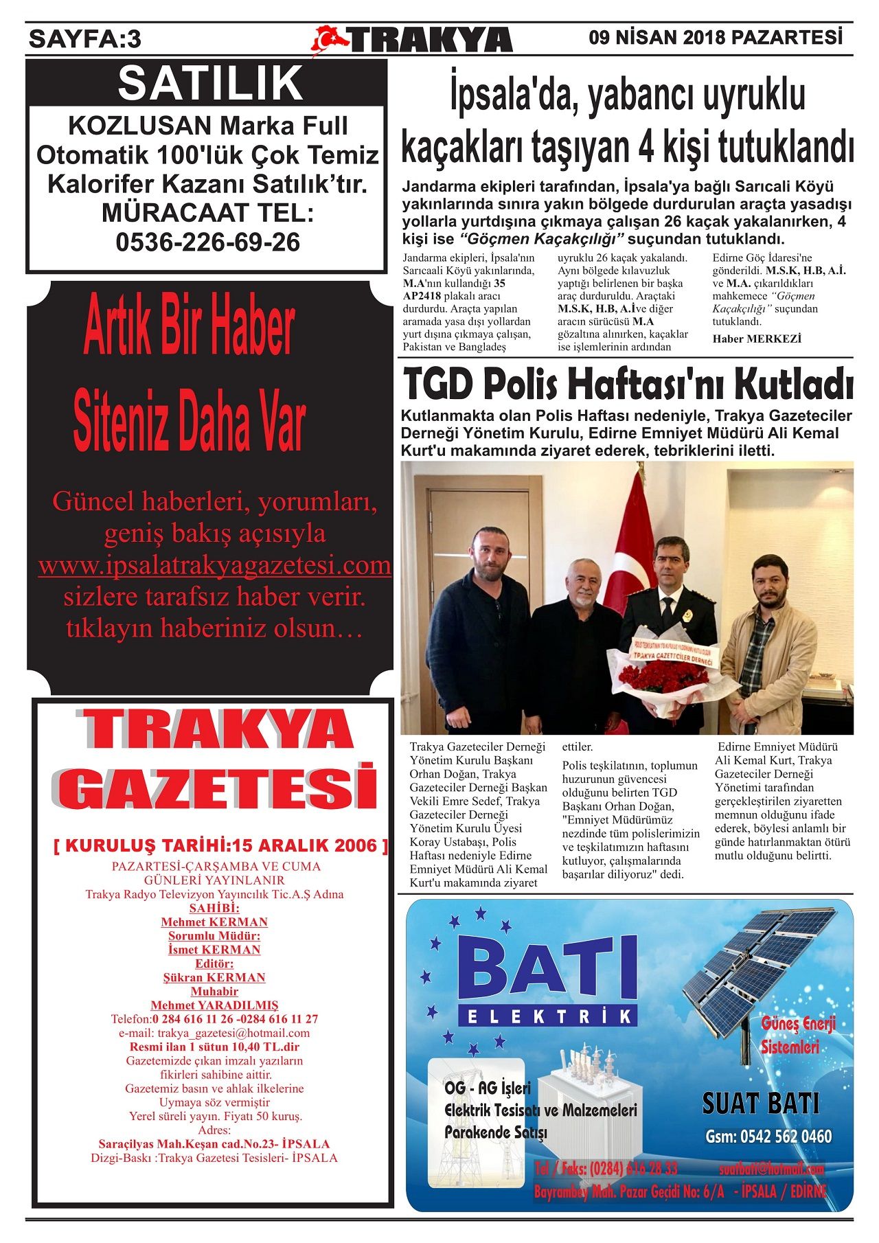 09 Nisan 2018