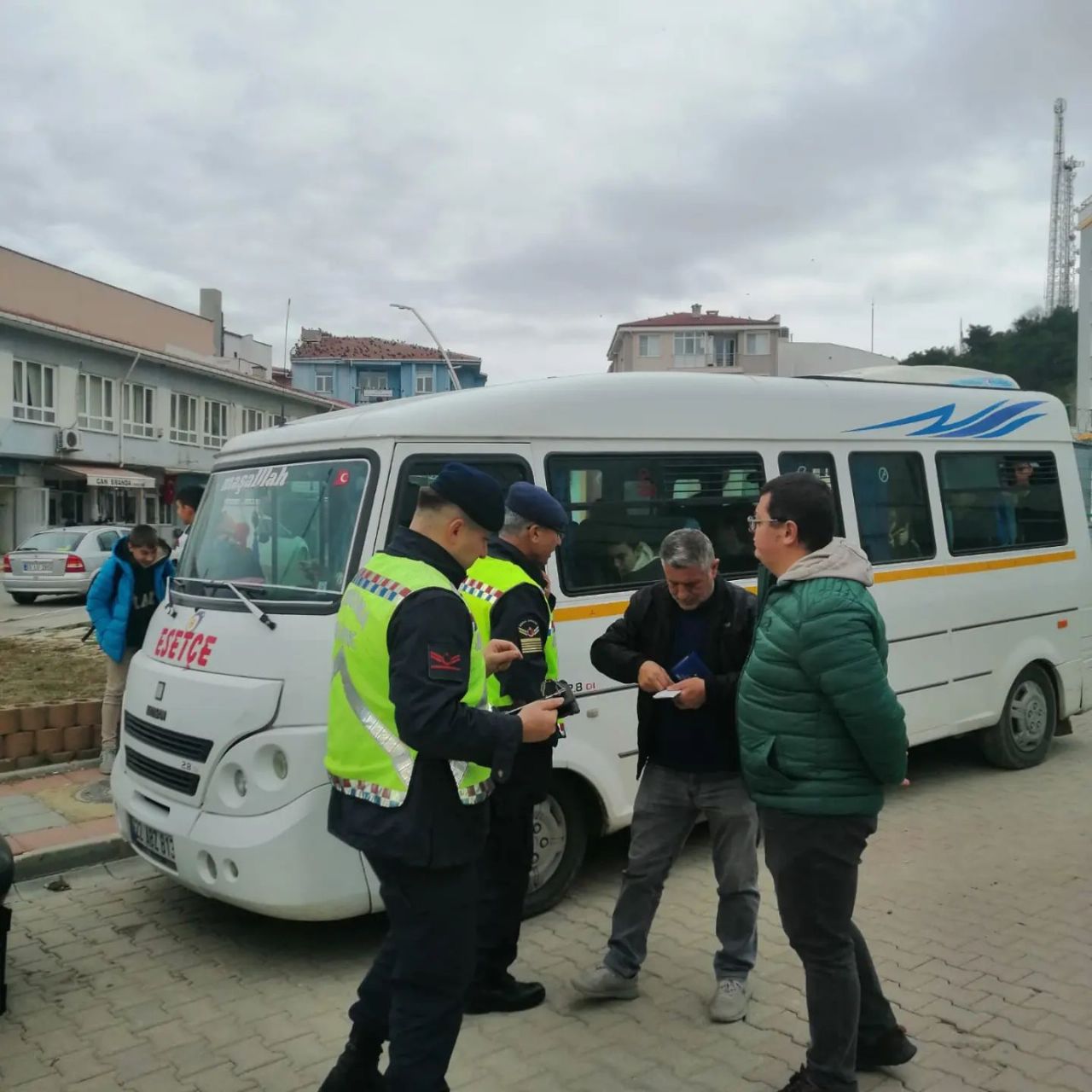 İpsala’da Servis Araçları Denetlendi.