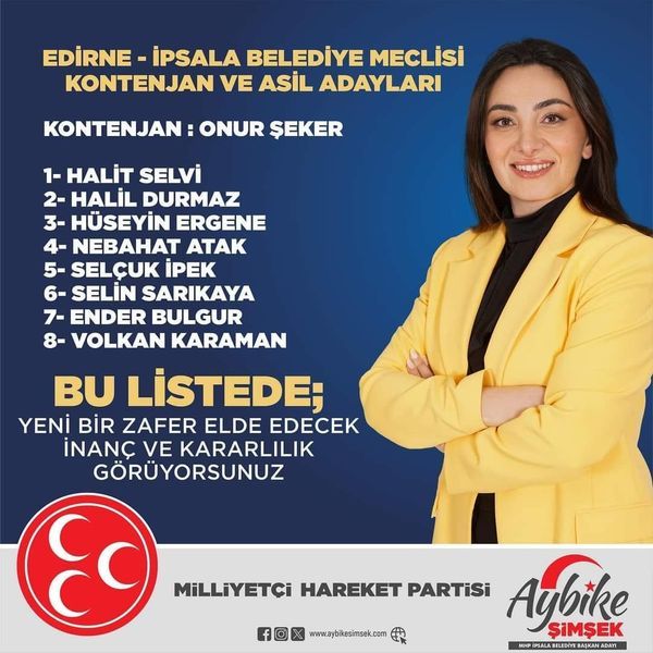 Listeler Teslim Edildi.