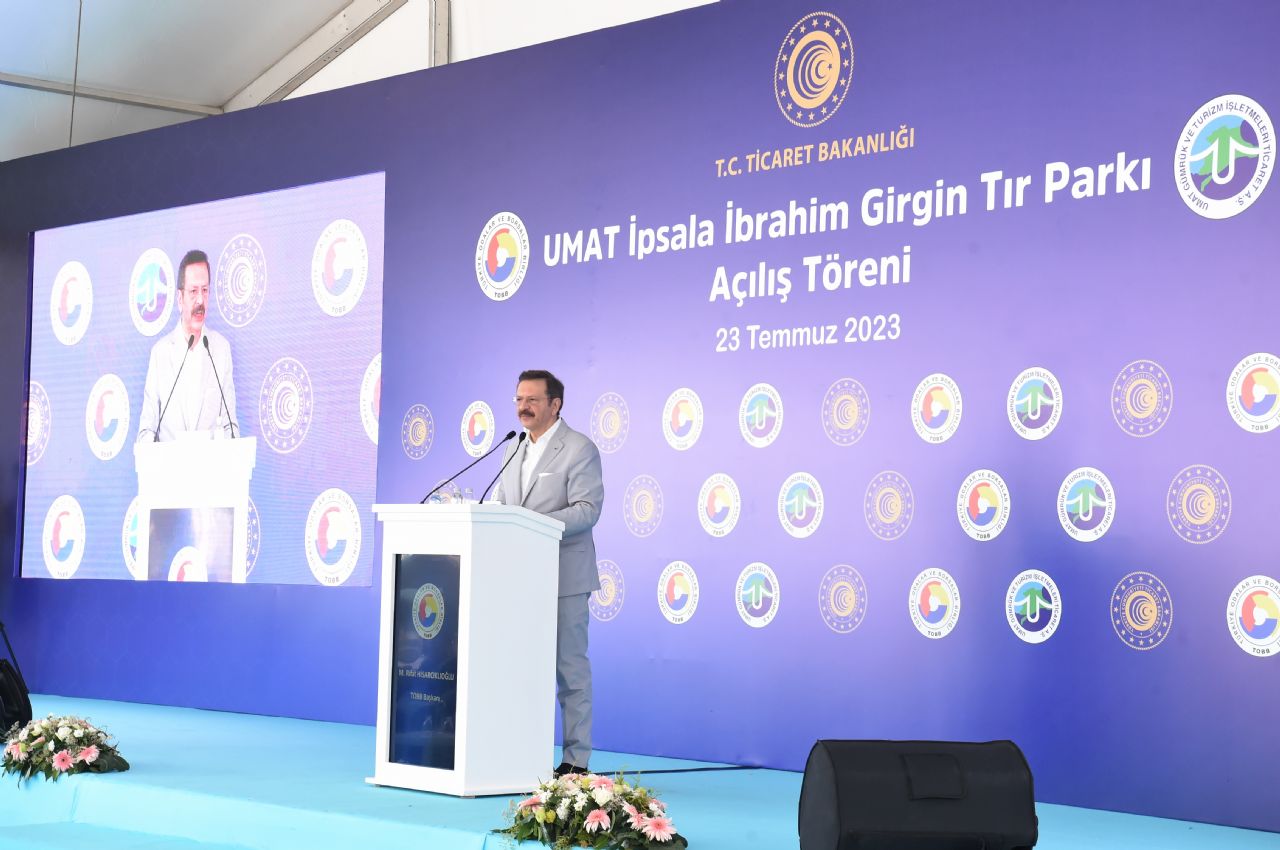 İbrahim Girgin TIR Parkı Törenle Hizmete Girdi.