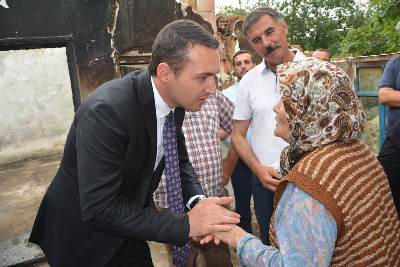 Bakan, İbriktepe Köyünde İncelemelerde Bulundu.