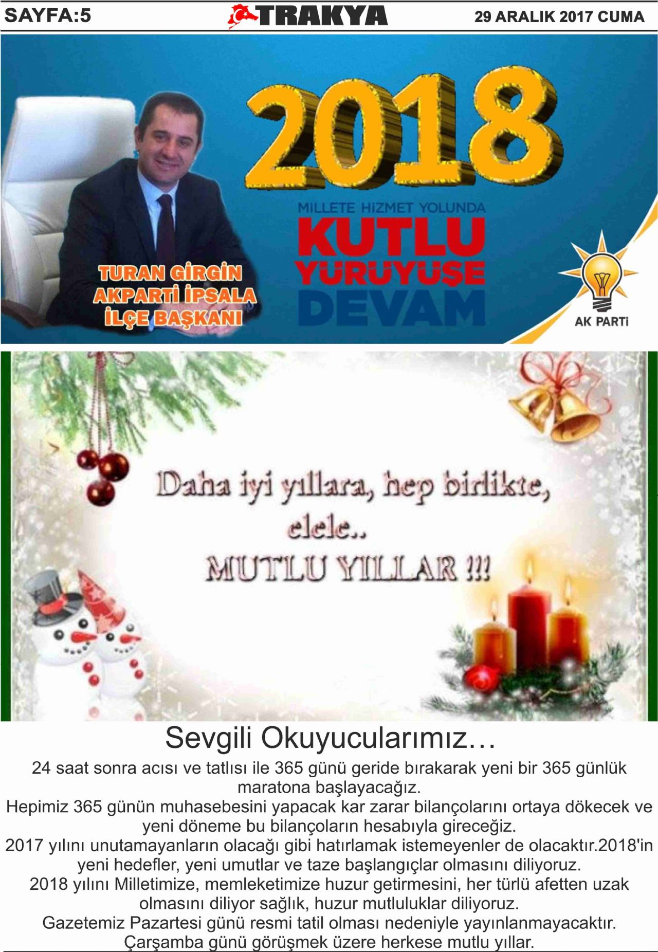 29 ARALIK 2017