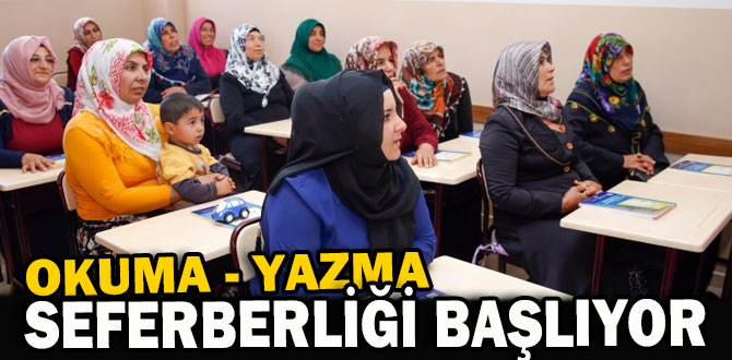 MEB okuma yazma seferberliği başlıyor...