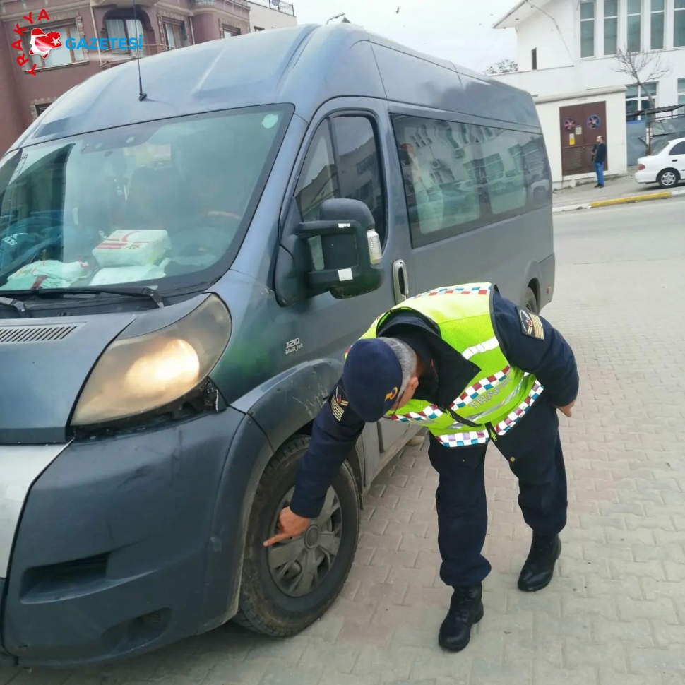 İpsala’da Servis Araçları Denetlendi.