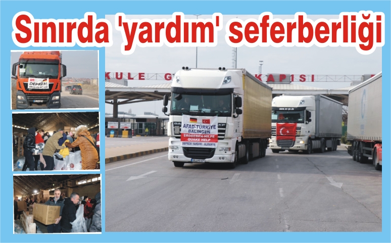 Sınırda “Yardım” Seferberliği