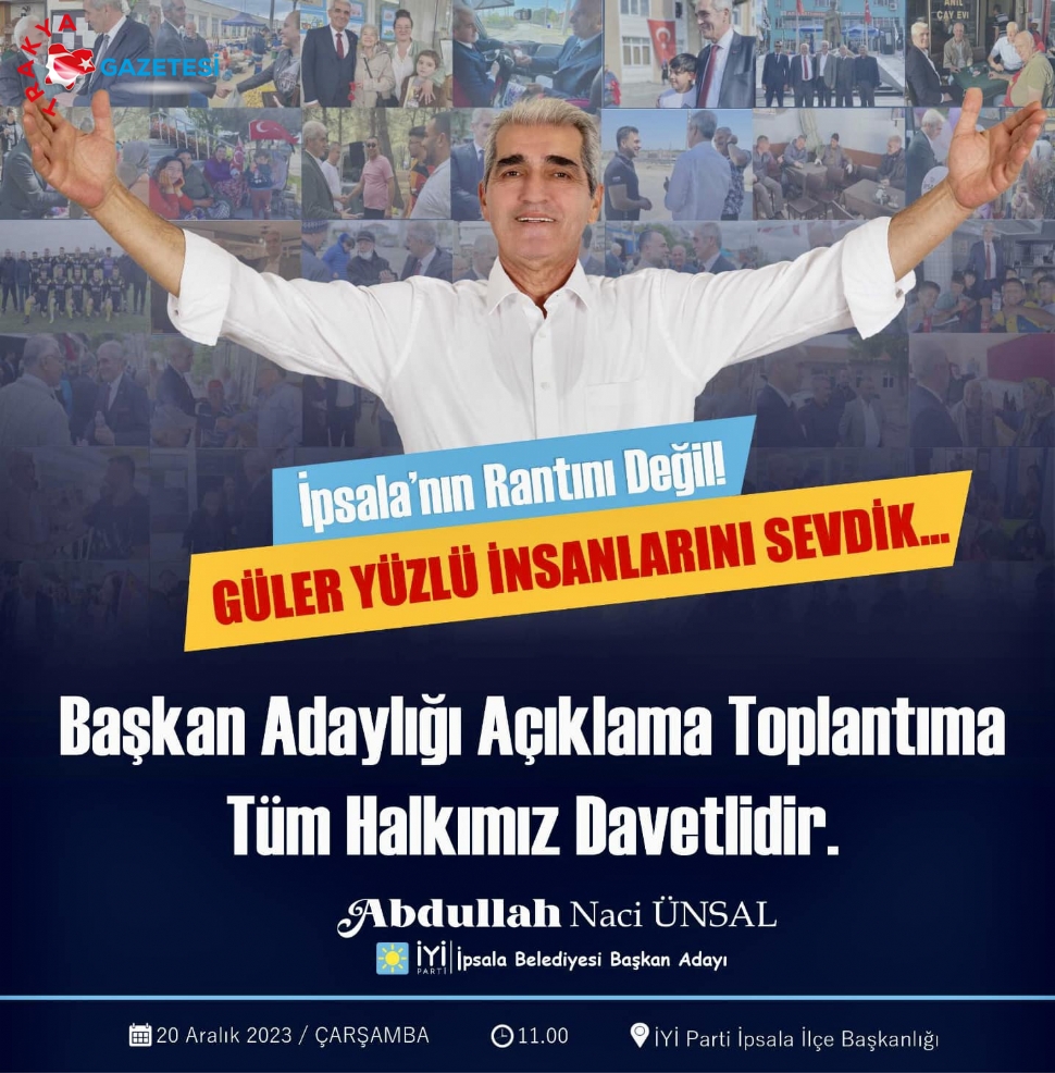 Ünsal, Bugün Adaylık Açıklaması Yapacak