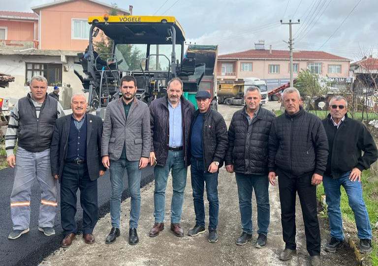 İpsala’da Hacıköy-Pazardere Yolu Asfaltlanıyor