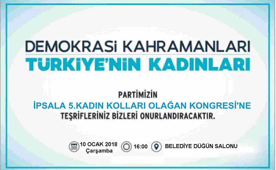 AK Parti Kadın Kolları Çarşamba Günü Seçime Gidiyor.