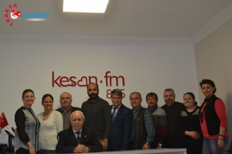 Yerel basın temsilcileri Keşan FM'de sorunlarını paylaştı