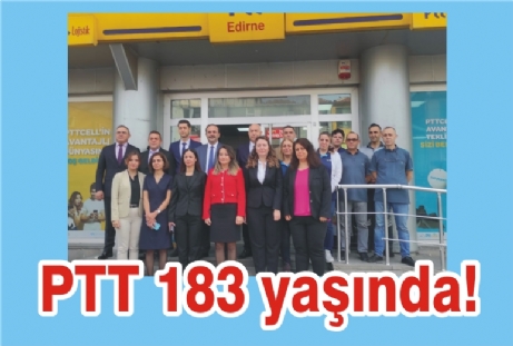 PTT 183 Yaşında!