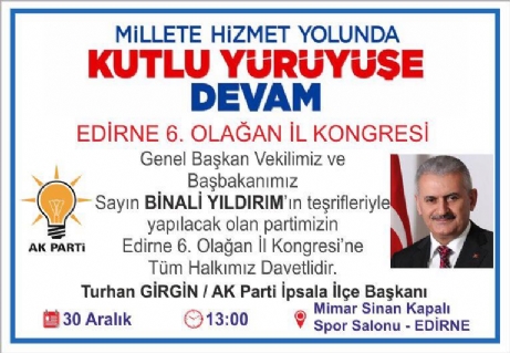 AK Parti Yarın Kongrede..