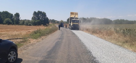 Tevfikiye Köy Yolu Stabilize Yapıldı.