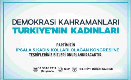 AK Parti Kadın Kolları Çarşamba Günü Seçime Gidiyor.